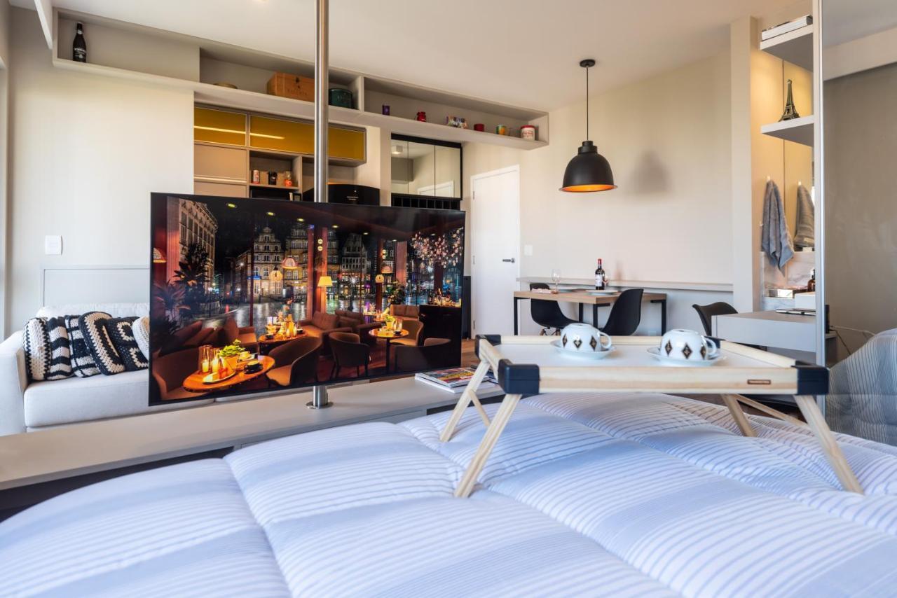 Loft Luxo Morumbi, Wifi500Mb - Traveller Awards 2025 Sao Paulo Dış mekan fotoğraf